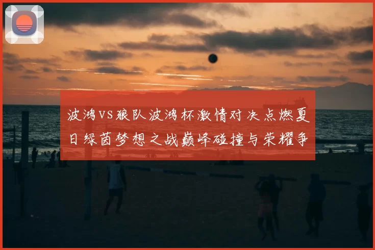 波鸿vs狼队波鸿杯激情对决点燃夏日绿茵梦想之战巅峰碰撞与荣耀争锋